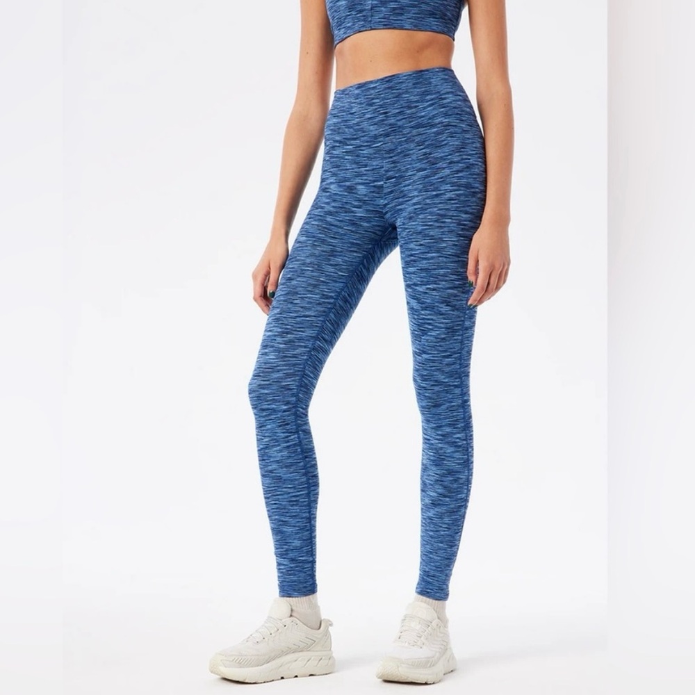 Outdoor Voices Legging Ocean Blue Pattern FreeForm 7/8 Size Small